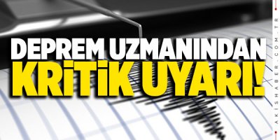Marmara Denizi'nde deprem riski uyarısı!