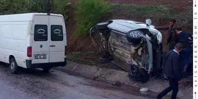 Denizli'de Kaygan Zemin Kazaya Sebep Oldu