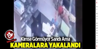 Denizli Hırsızlık Anı Kameralara Yakalandı
