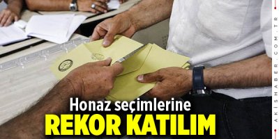 Honaz Seçimlerine Rekor Katılım