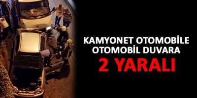 Alt geçitte kaza: 2 yaralı
