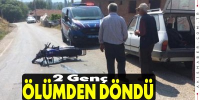 Denizli'de Motosiklet Kazası: 2 Yaralı