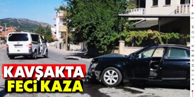 Çivril’de İki Araç Birbirine Girdi: 2 Yaralı