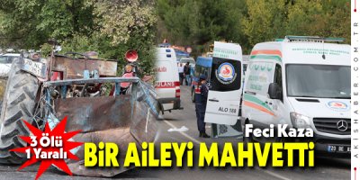 Denizli'deki Kazada Aynı Aileden 3 Kişi Can Verdi