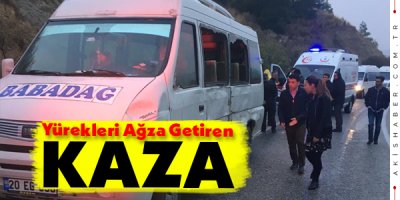 Denizli'de Öğrenci Servisleri Birbirine Girdi: 3 Yaralı
