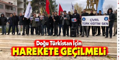 Çivril Türk Eğitim - Sen'den Doğu Türkistan Açıklaması