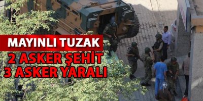 2 şehit, 3 asker yaralı