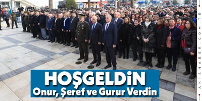 "Denizli Atatürkümüzün yanında yer almıştır"
