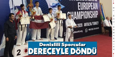 Denizlili Sporcular Ülkemizi Gururlandırdılar
