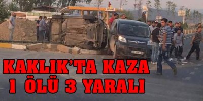 Denizli Kaklık'ta Kaza 1 Kişi Öldü
