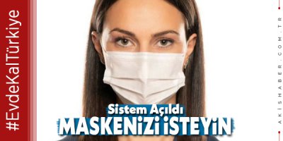 Maskeleri İsteyebileceğiniz e-Devlet Sayfası Açıldı