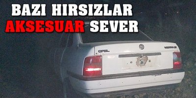 Aksesuar tutkunu hırsızlar