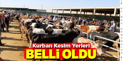 Merkezefendi Kurban Kesim Yerleri Açıklandı