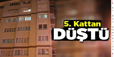 Denizli'de 5. Kattan Düşen Çocuk Ağır Yaralandı