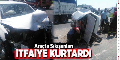 Buldan'da Araçlar Birbirine Girdi:2 Yaralı