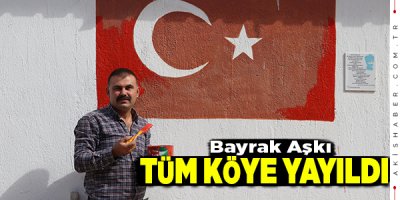 Denizli'nin Bu Mahallesi Bayraklarıyla Dikkat Çekiyor
