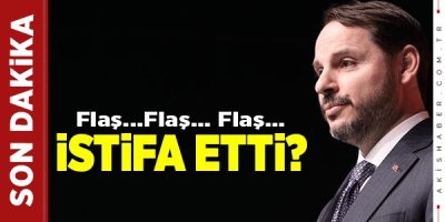 Bakan Berat Albayrak İstifa Etti