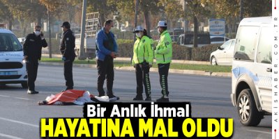 Denizli'de Motor Yayaya Çarptı: 1 Ölü
