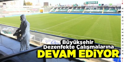 Gaziantep Maçı Öncesi Stadyum Dezenfekte Edildi