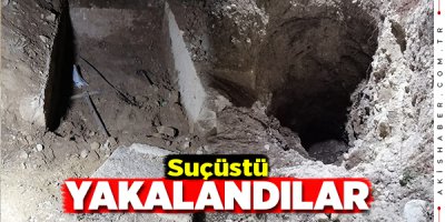 Denizli'de Kaçak Kazı Operasyonu
