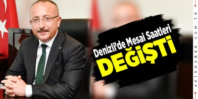 Vali Atik Yeni Mesai Saatlerini Açıkladı