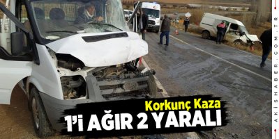 Denizli'de Kafa Kafaya Birbirlerine Girdiler