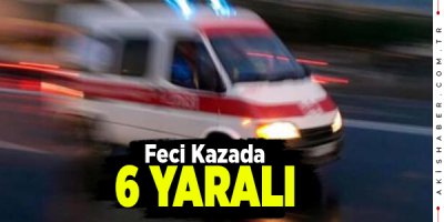 Denizli'de Takla Atan Araçta 6 Kişi Yaralandı