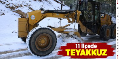 Büyükşehir Ekipleri Kar Mesaisinde