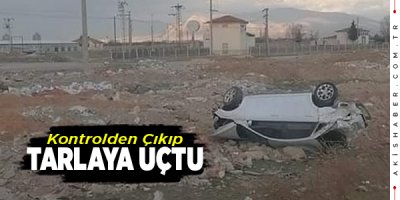 Denizli'de Araç Şarampole Uçtu: 2 yaralı