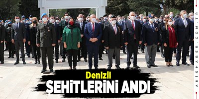 Denizli'de Çanakkale Şehitleri İçin Kuran Okunup Dua Edildi
