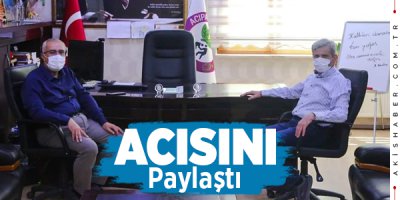 Başkan Arslan'dan Başkan Şevkan'a Taziye Ziyareti
