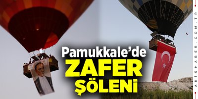 Pamukkale'de Zafer Bayramına Özel Balon Turu