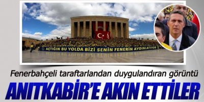 Fenerbahçelilerden duygulandıran görüntü