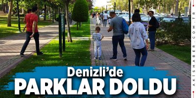 Denizlililer Güzel Havanın Tadını Çıkardı