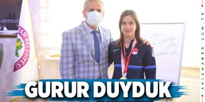 Başkan Şevkan'dan Şeydanur'a Destek Mesajı