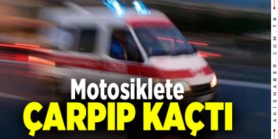 Denizli'de Hafif Ticariyle Motosiklet Çarpıştı: 1 Yaralı