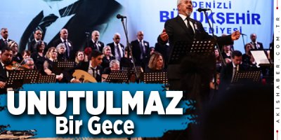 Denizli'de Atatürk Sevdiği Şarkılarla Anıldı