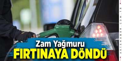 Zam Yağmuru Fırtınaya Döndü!