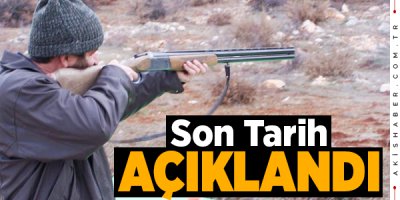 Av Sezonu Sona Eriyor