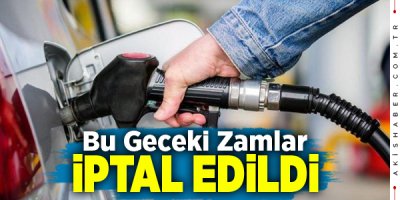 EPGİS Bu Geceki Akaryakıt Zamlarını İptal Etti