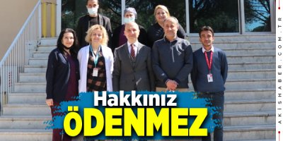 Sarayköy’de sağlık çalışanları unutulmadı