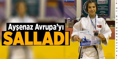 Denizlili Sporcu Ayşenaz, Avrupa 2.si Oldu