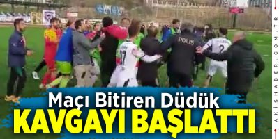 Denizli'de Futbol Sahası Savaş Alanına Döndü