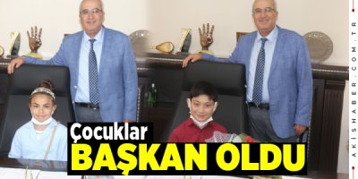 Başkan Arslan Koltuğunu Çocuklara Emanet Etti