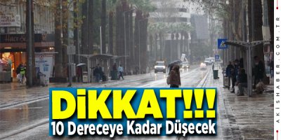 Denizli’ye Ani Sıcaklık Düşüşü Uyarısı