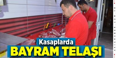 Denizli'de Kasaplarda Bayram Hareketliliği Başladı