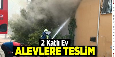 Denizli'de Alevler Bir Anda Evi Sardı