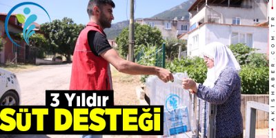 ‘Merkezefendi Halk Süt’ Projesi 3. Yılını Doldurdu