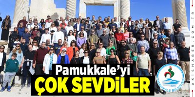 Türkiye’nin 4 Bir Yanından Misafirler Pamukkale’yi Gezdi