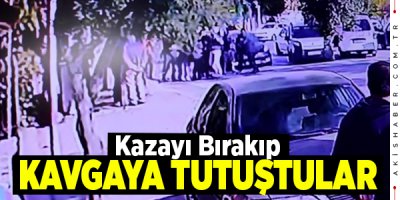Denizli'de Önce Araçlar Sonra Sahipleri Birbirine Girdi
